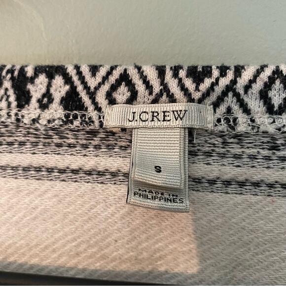 J Crew Cotton Boatneck Aztec Woven Top - Picture 6 of 6